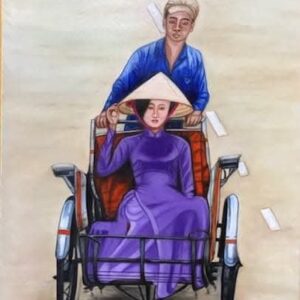 Vietnamese Lady in the Pedicab