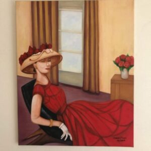 Lady on red