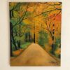 Autumn Road, painting by Hang Pham