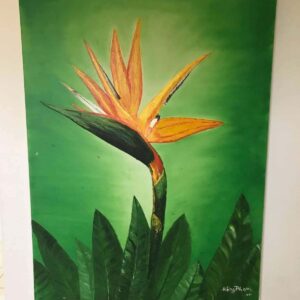 Bird of Paradise, painting by Hang Pham