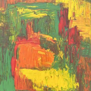 Chromatic Convergence, painting by Christi Pham