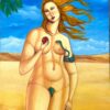 EVE in the Garden of Eden, painting by Christi Pham