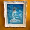 Guan Yin Buddha Holds a Yellow Strand, painting by Hang Pham