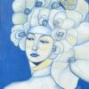 Lady of the Blossom and Butterfly, painting by Christi Pham