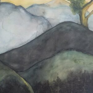 Nice Mountains, painting by Christi Pham