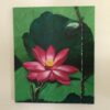 Red Lotus, painting by Hang Pham