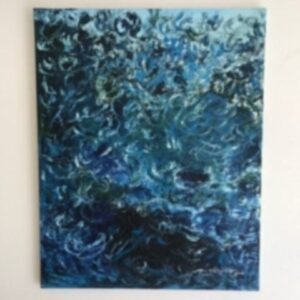 River Wave, painting by Hang Pham