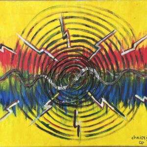 Sounds of the Signal Waves, painting by Christi Pham