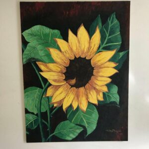 Sunflowers, painting by Hang Pham